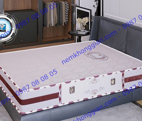 NỆM LÒ XO TÚI CAO SU GOLD 2 VIỀN