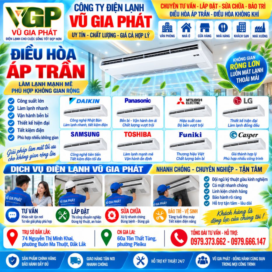 Điều hoà áp trần