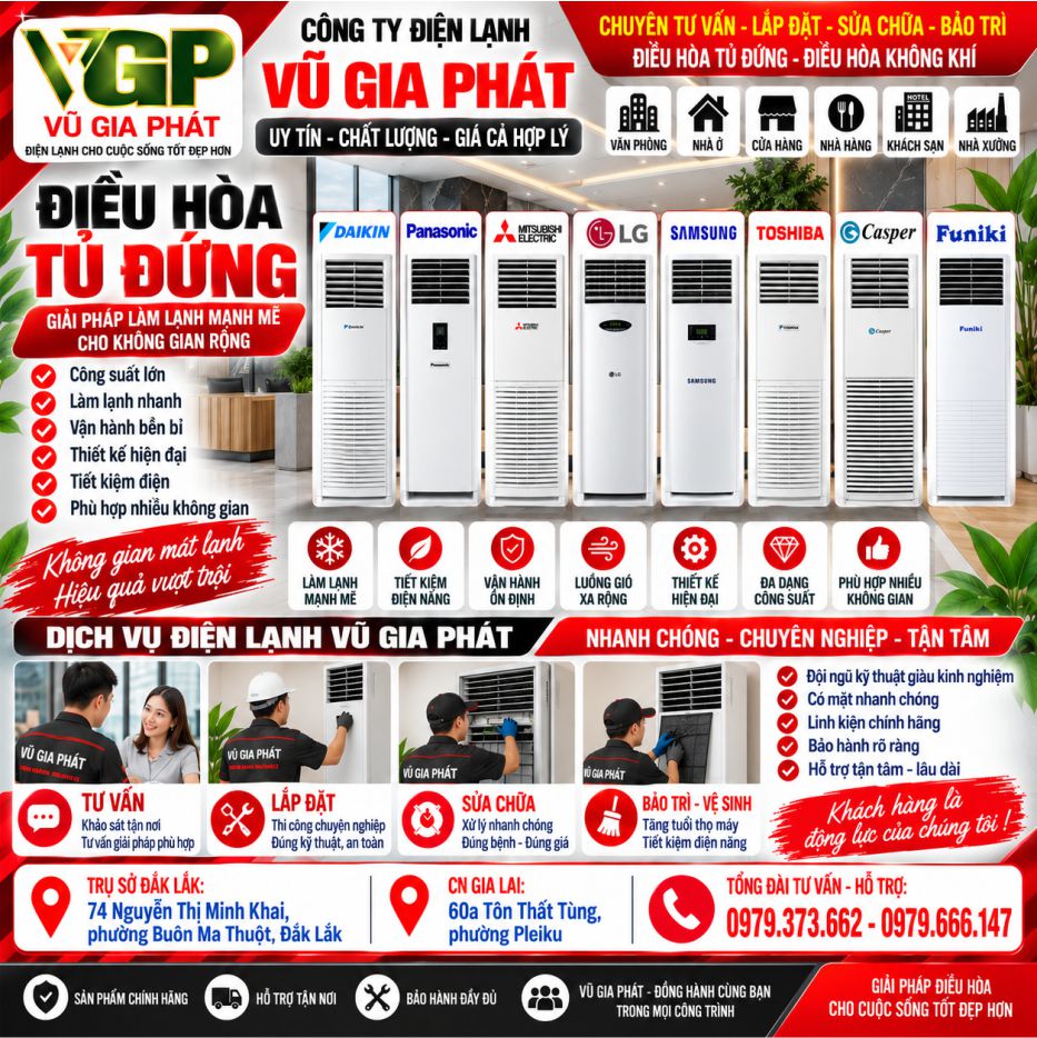 Điều hoà tủ đứng